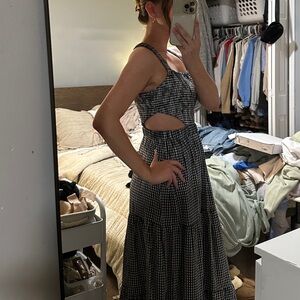American Eagle Gingham Maxi Dress
